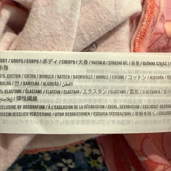 Hollister Pink Retro 70’s Floral Halter Top Size XS - Picture 7 of 7